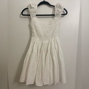 White MIDI Mable Dress